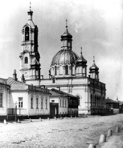 Church of the Dormition, Moscow, 1857 by Russian Photographer